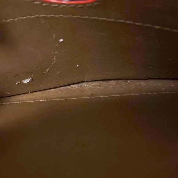 STELLA & DOT Chelsea Blue & White Nautical Stripe Vegan Leather Zip Tech Wallet - Picture 4 of 8